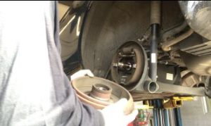 inspect Old Wheel Bearing For Farter Damage Before Replacing the wheel bearing.