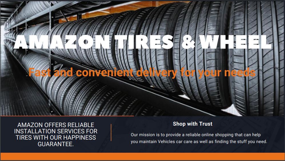 AMAZON OFFERS REL Shop with Trust IABLE INSTALLATION SERVICES FOR TIRES WITH OUR HAPPINESS GUARANTEE.