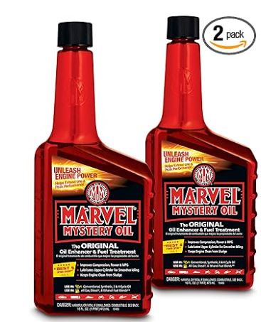 Kit Includes (2) 16oz. Bottles of Marvel Mystery Oil additive