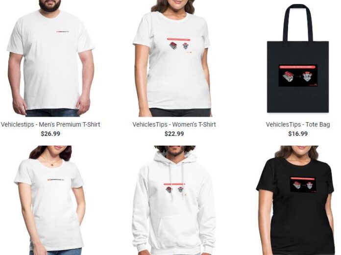 Discover Stylish And Affordable Automotive-Themed Clothing And Accessories At The VehiclesTips Apparel Shop.